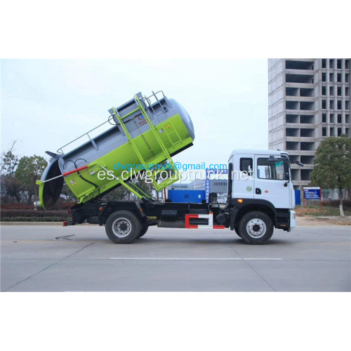 Dongfeng D9 puede camión de basura de cocina